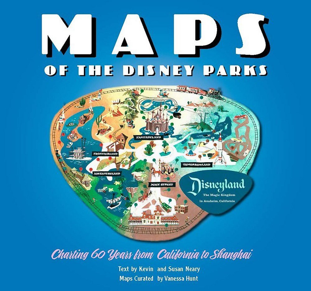 Book Club Maps Of The Disney Parks Charting 60 Years From California To Shanghai Dlpreport