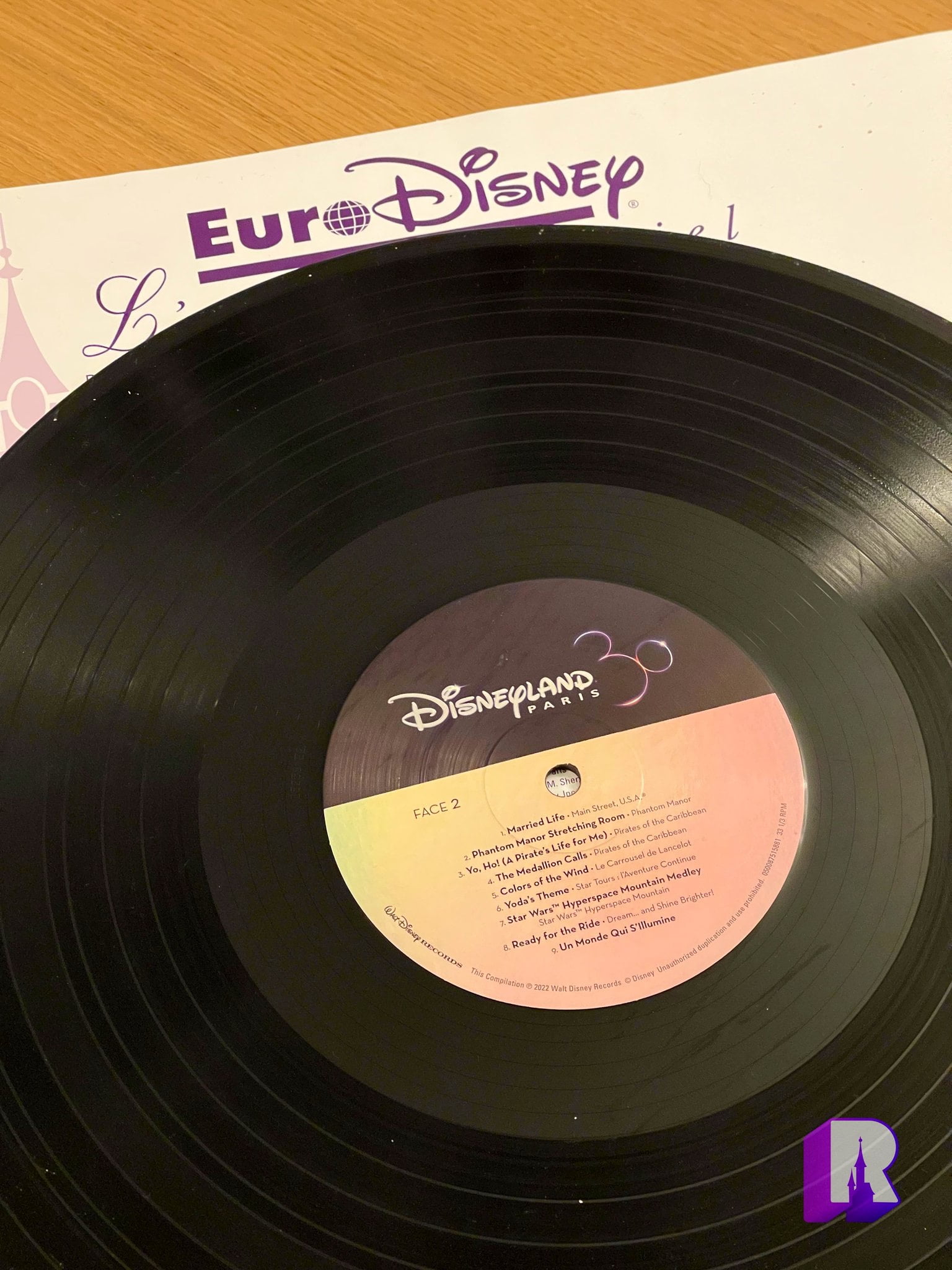 Disney Vinyl 33 Rpm Disneyland Paris Euro Disney New